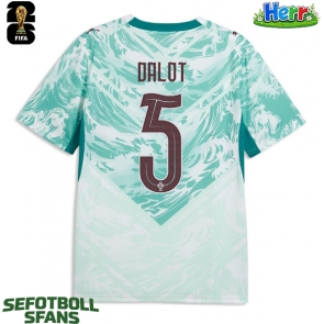 Portugal Diogo Dalot #5 Bortatröja VM 2026 Kortärmad